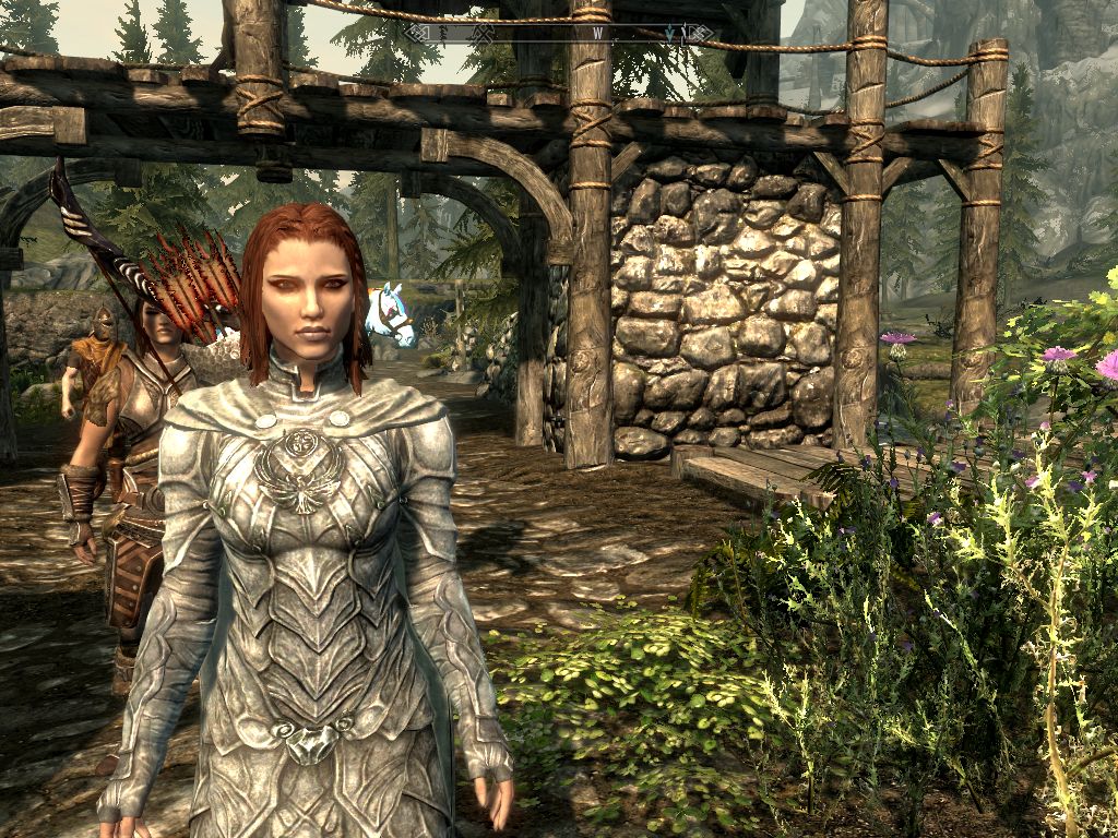 Tes 5 Skyrim White Nightingale Armor Recolored Файлы патч демо Demo моды дополнение