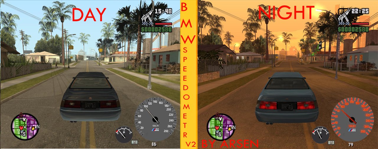 Патч спидометр для gta san andreas